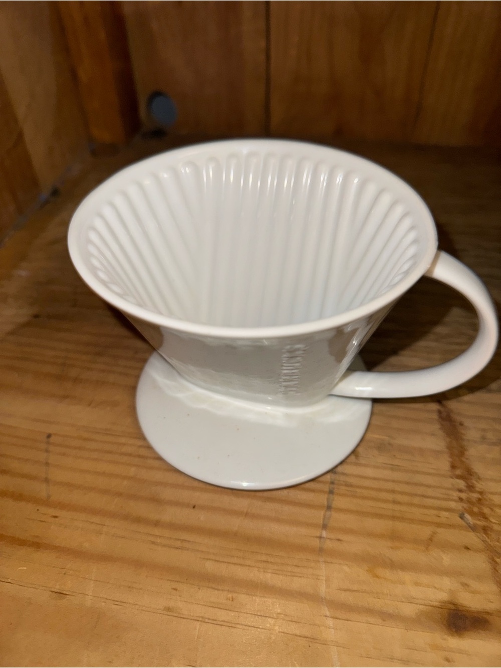 Starbucks Ceramic White Coffee Pourover